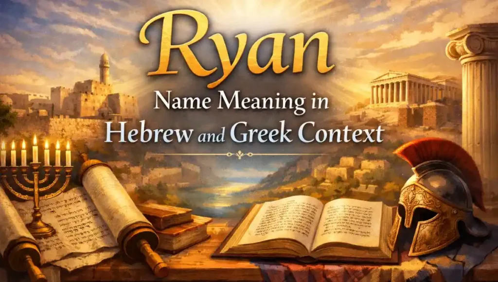 Ryan Name Meaning in Hebrew and Greek Context