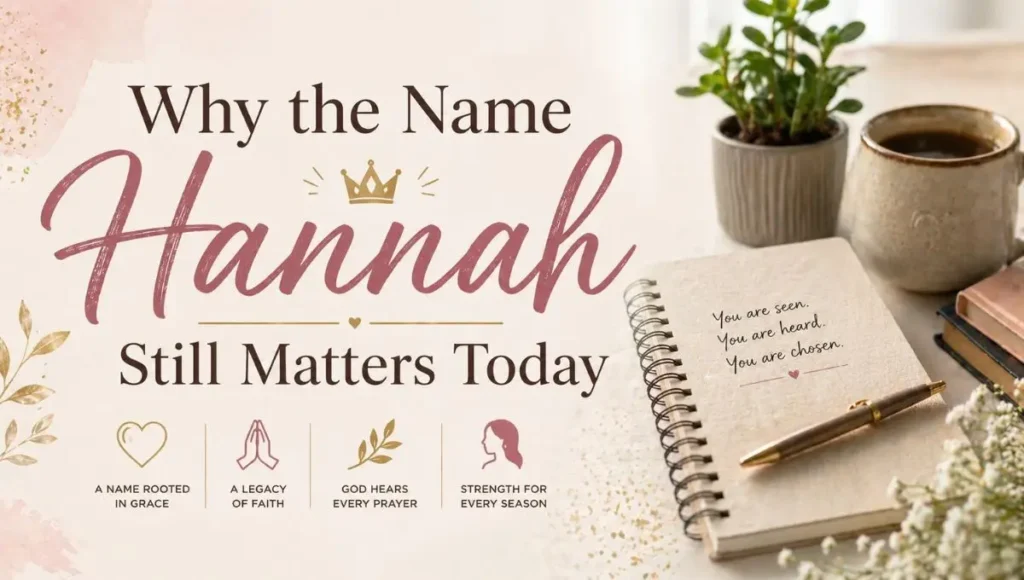 Why the Name Hannah Still Matters Today