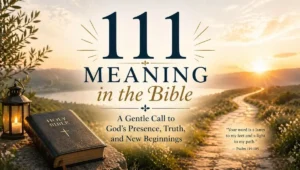 111 Meaning in the Bible: A Gentle Call to God's Presence, Truth, and New Beginnings