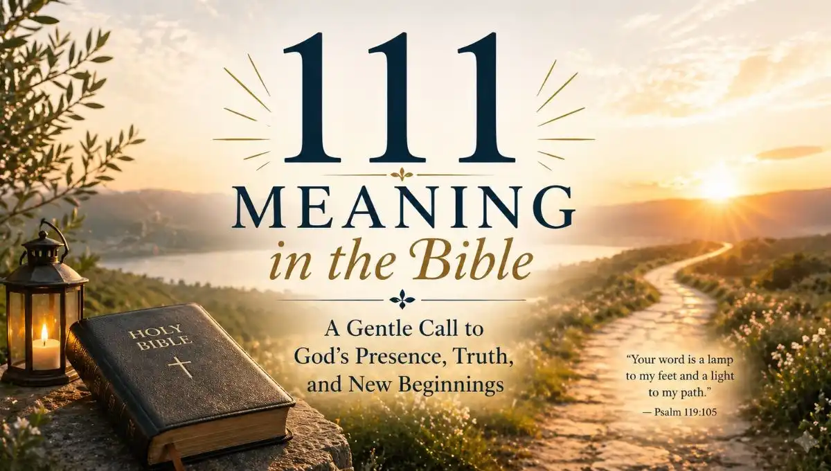 111 Meaning in the Bible: A Gentle Call to God's Presence, Truth, and New Beginnings