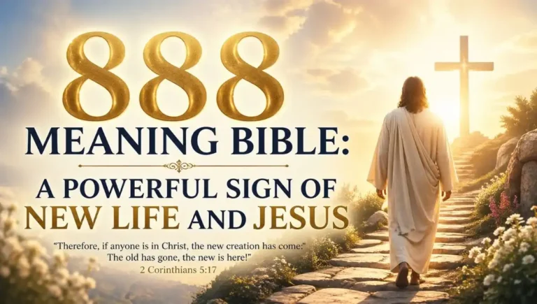 888 Meaning in Bible: A Powerful Sign of New Life and Jesus