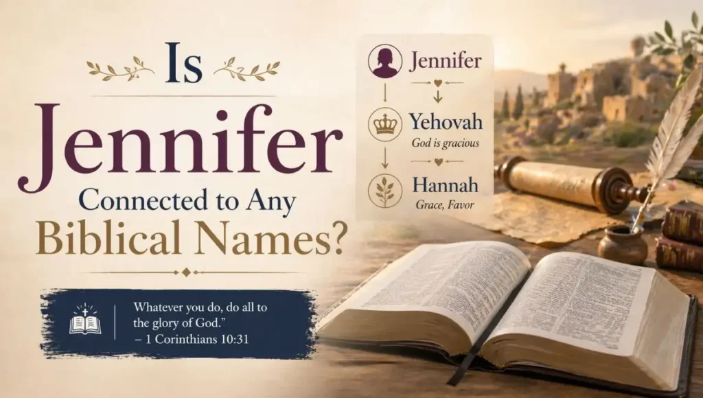 Is Jennifer Connected to Any Biblical Names?