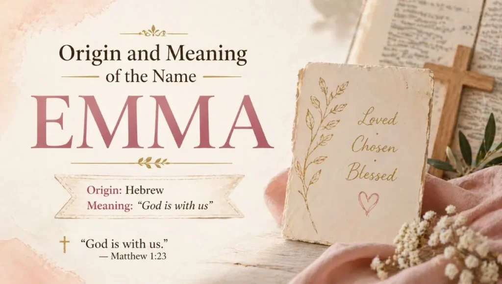 Origin and Meaning of the Name Emma