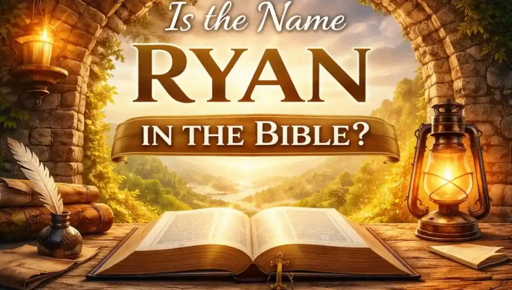Is the Name Ryan in the Bible?