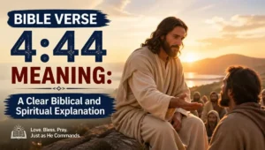 Bible Verse 4:44 Meaning: A Clear Biblical and Spiritual Explanation