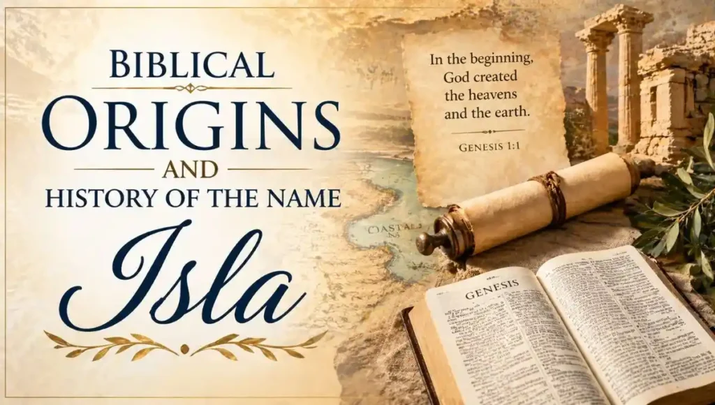 Biblical Origins and History of the Name Isla