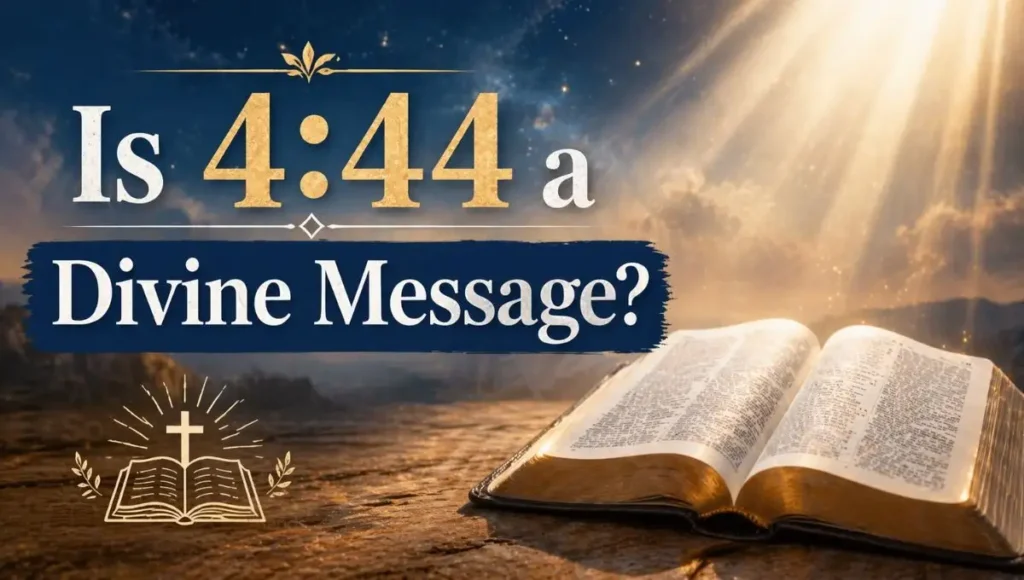 Is 4:44 a Divine Message?