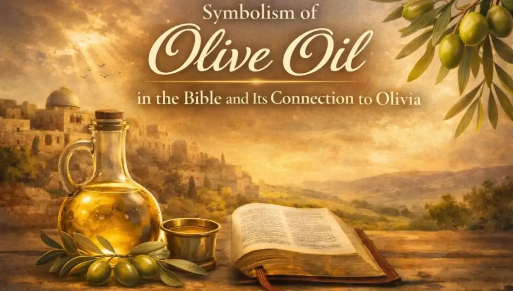 Symbolism of Olive Oil in the Bible and Its Connection to Olivia