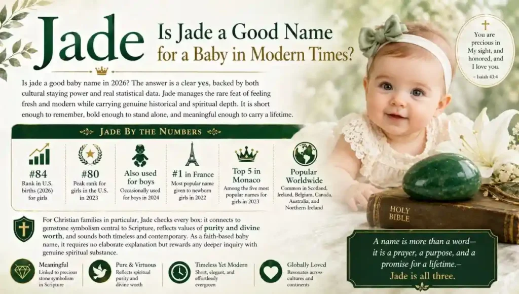 Is Jade a Good Name for a Baby in Modern Times?