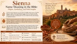 Sienna Name Meaning in the Bible: Origins, Symbolism, and Faith Insights