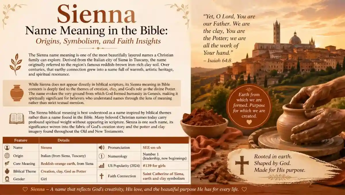 Sienna Name Meaning in the Bible: Origins, Symbolism, and Faith Insights