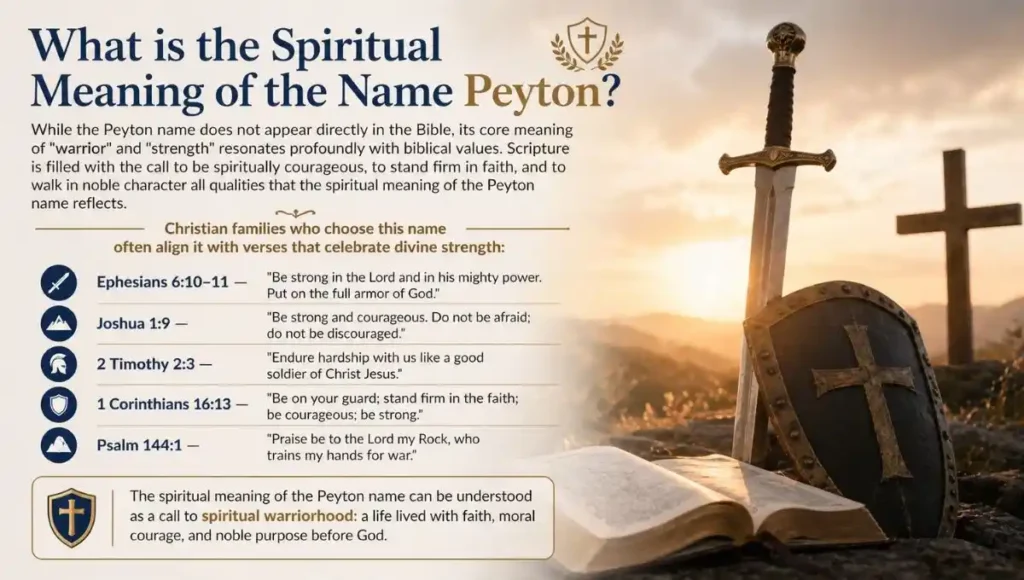 What is the Spiritual Meaning of the Name Peyton?