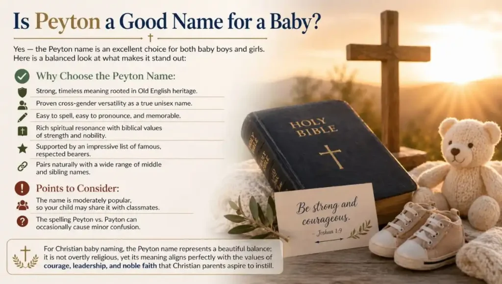 Is Peyton a Good Name for a Baby?