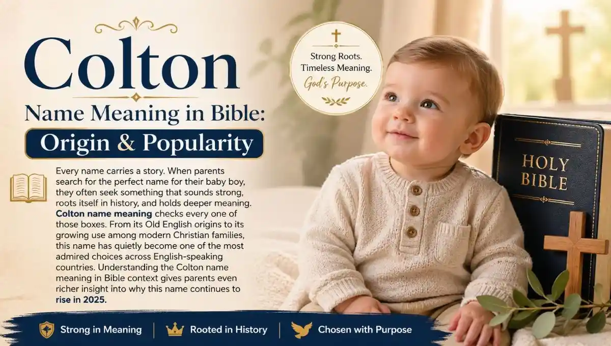 Colton Name Meaning in Bible: Origin & Popularity