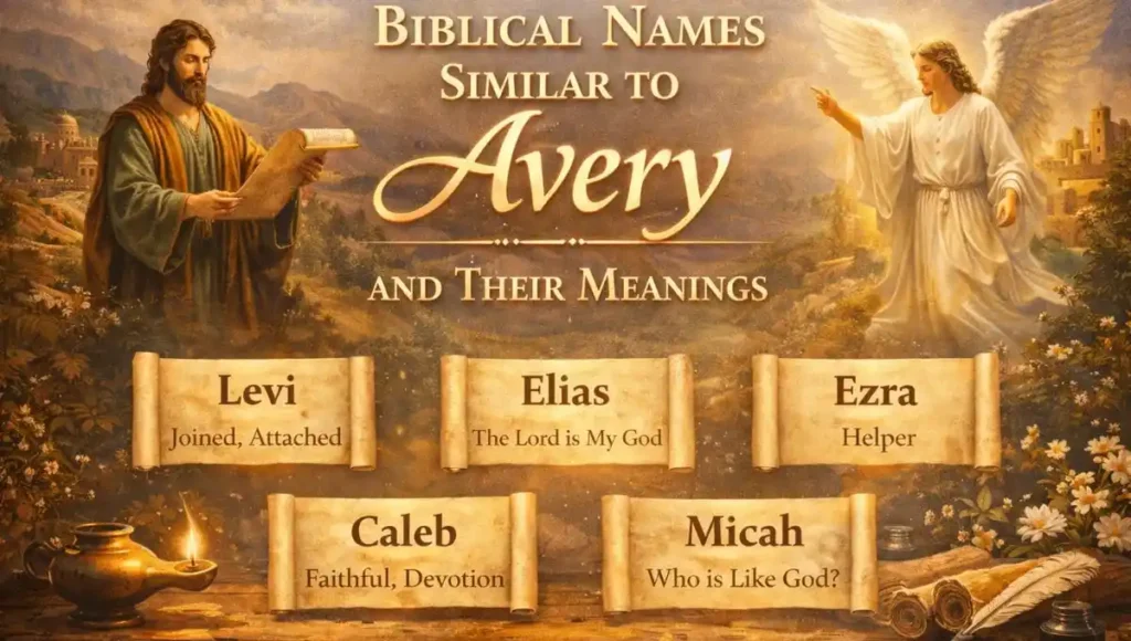 Biblical Names Similar to Avery and Their Meanings