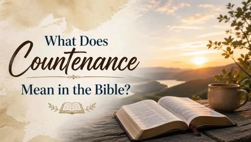What Does Countenance Mean in the Bible?
