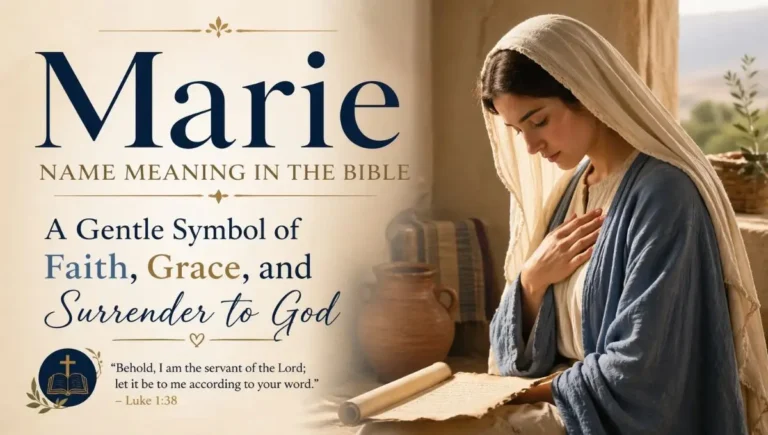 Marie Name Meaning in the Bible: A Gentle Symbol of Faith, Grace, and Surrender to God