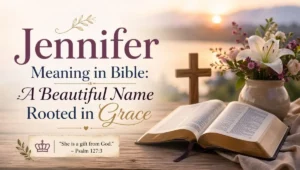 Jennifer Meaning in Bible: A Beautiful Name Rooted in Grace