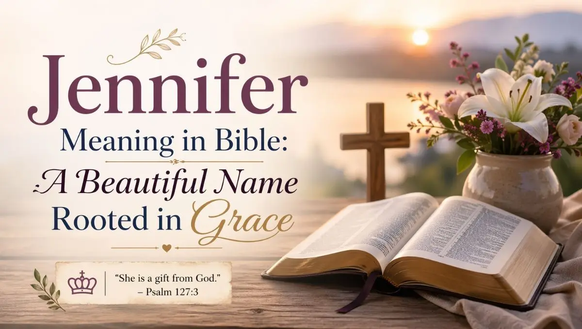 Jennifer Meaning in Bible: A Beautiful Name Rooted in Grace