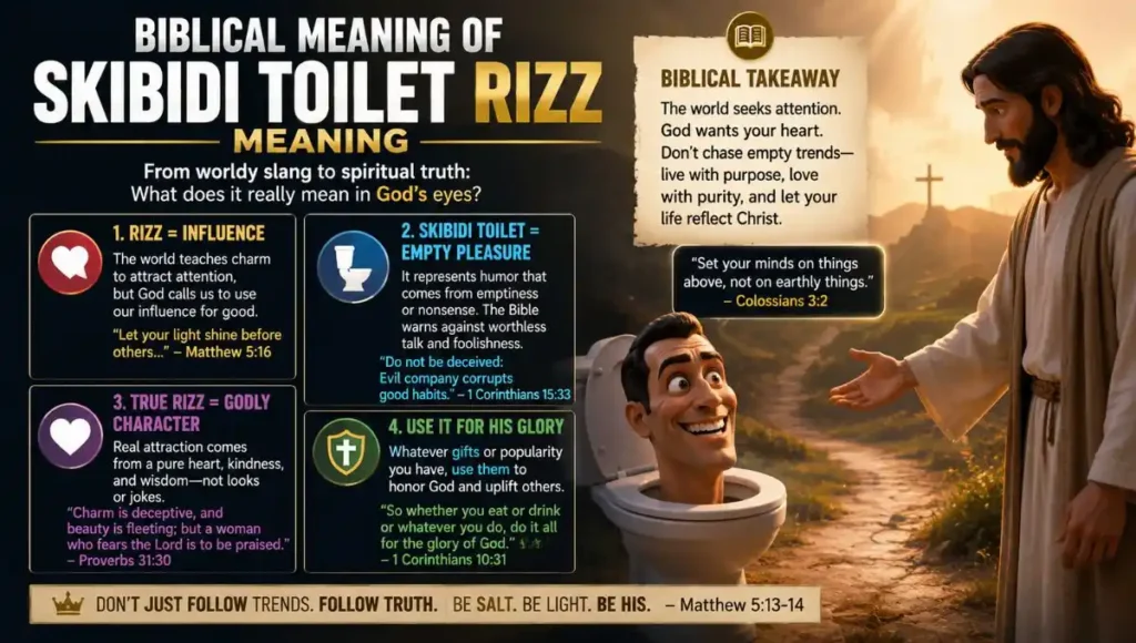 Biblical Meaning of Skibidi Toilet Rizz Meaning