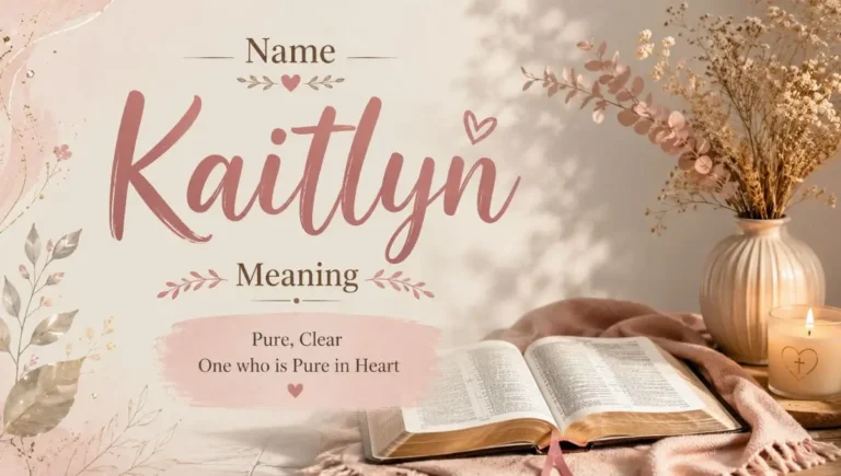 Meaning of Kaitlyn in bible