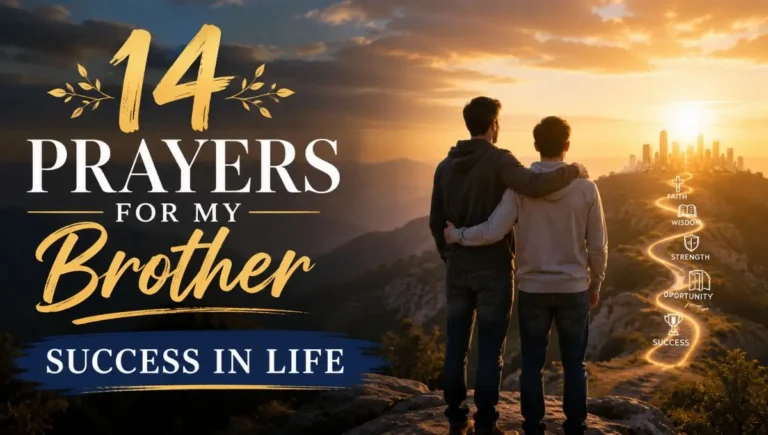 14 Prayers for My Brother Success in Life