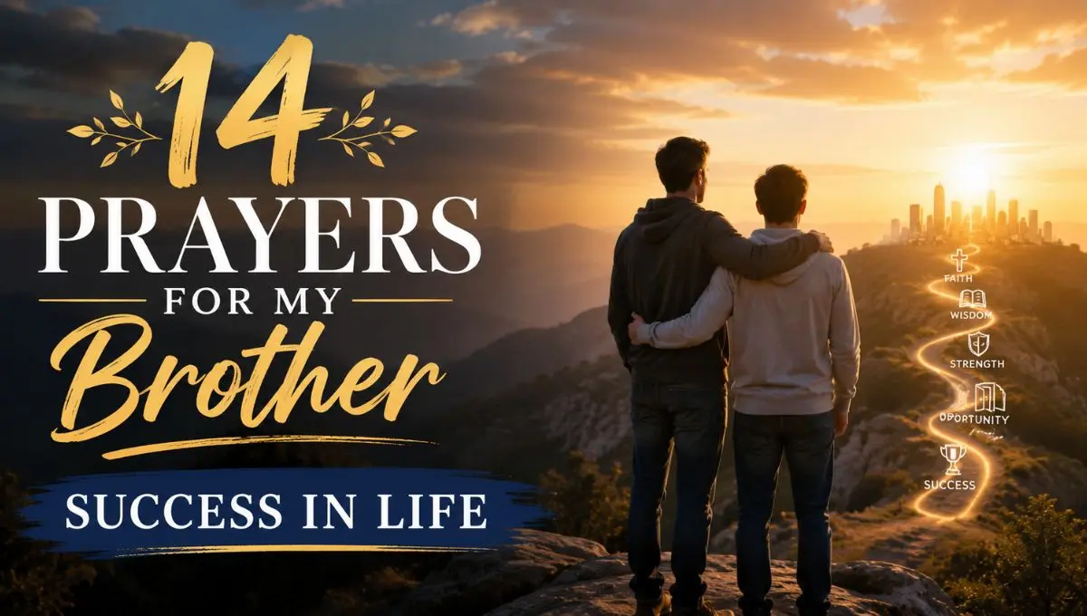 14 Prayers for My Brother Success in Life
