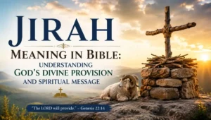 Jirah Meaning in Bible: Understanding God's Divine Provision and Spiritual Message