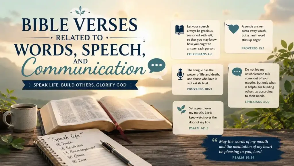 Bible Verses Related to Words, Speech, and Communication