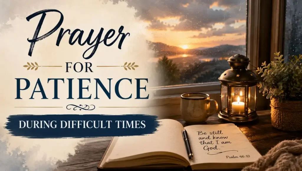Prayer for Patience During Difficult Times