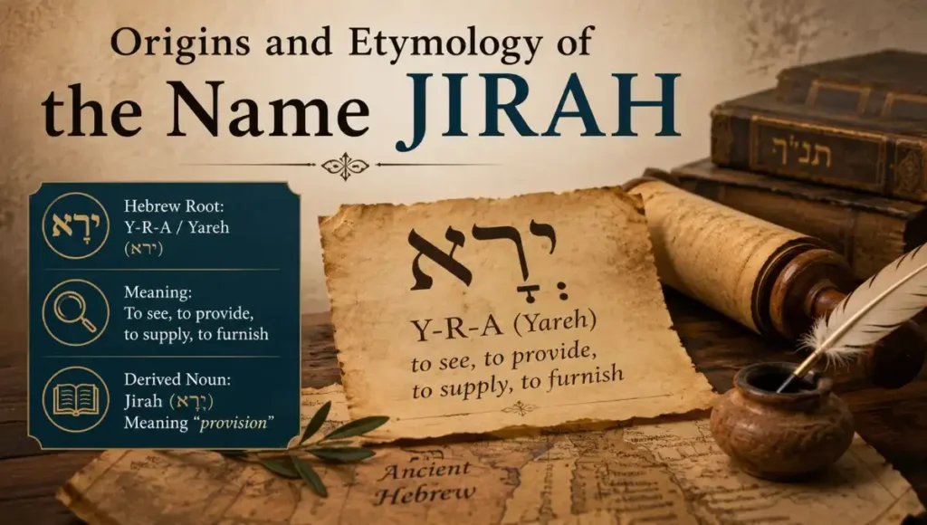 Origins and Etymology of the Name Jirah