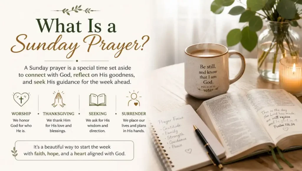 What Is a Sunday Prayer?