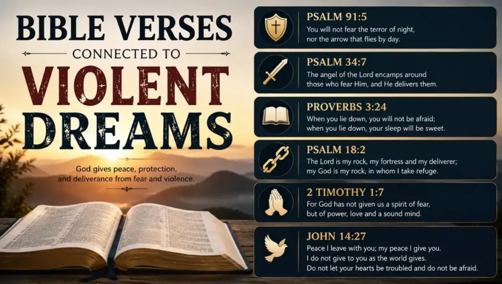 Bible Verses Connected to Violent Dreams