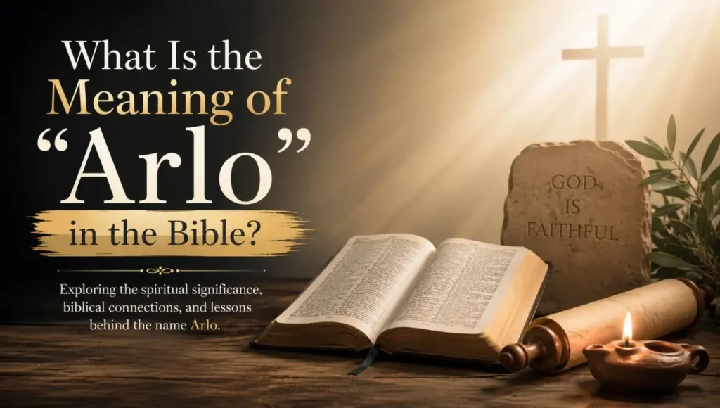 What Is the Meaning of "Arlo" in the Bible?