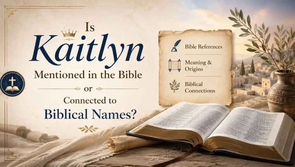 Is Kaitlyn Mentioned in the Bible or Connected to Biblical Names?