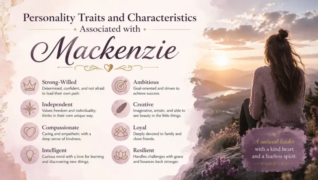 Personality Traits and Characteristics Associated with Mackenzie