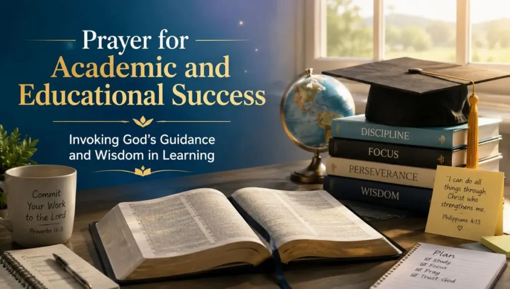 Prayer for Academic and Educational Success Invoking God's Guidance and Wisdom in Learning