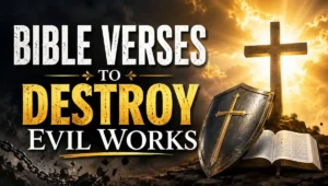 Bible Verses to Destroy Evil Works