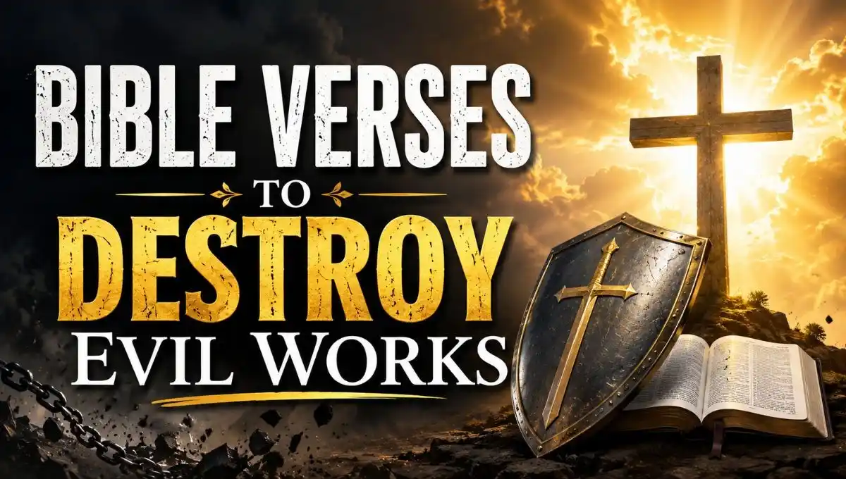 Bible Verses to Destroy Evil Works
