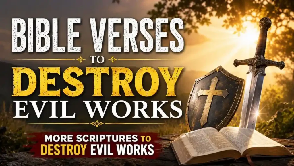 More Scriptures to Destroy Evil Works