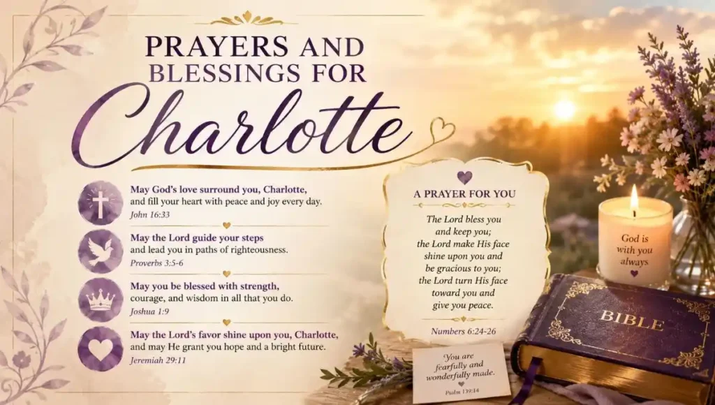 Prayers and Blessings for Charlotte