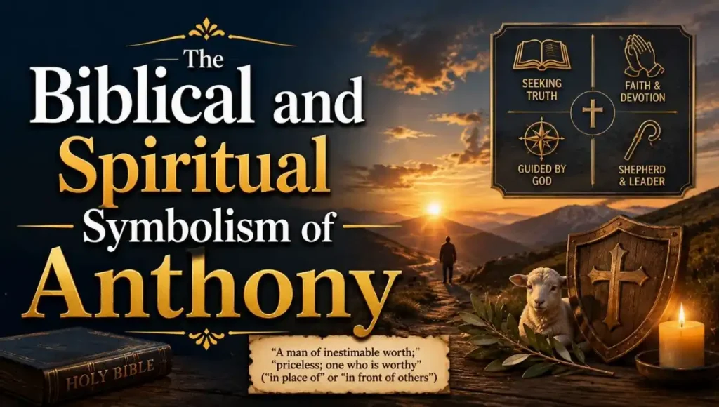 The Biblical and Spiritual Symbolism of Anthony