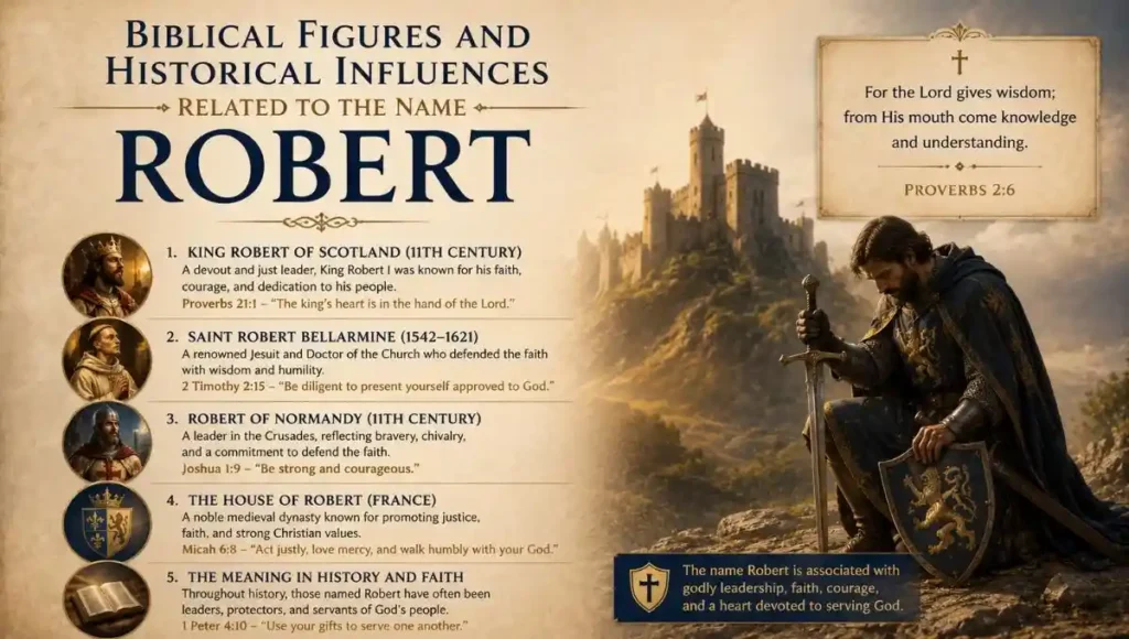 Biblical Figures and Historical Influences Related to the Name Robert