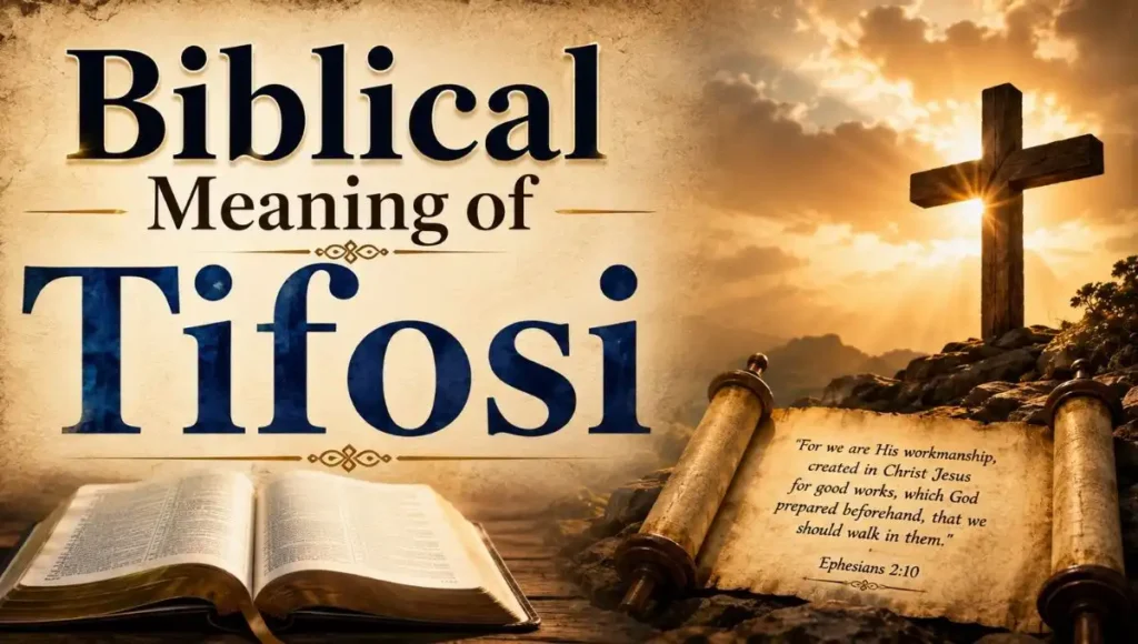Biblical Meaning of Tifosi
