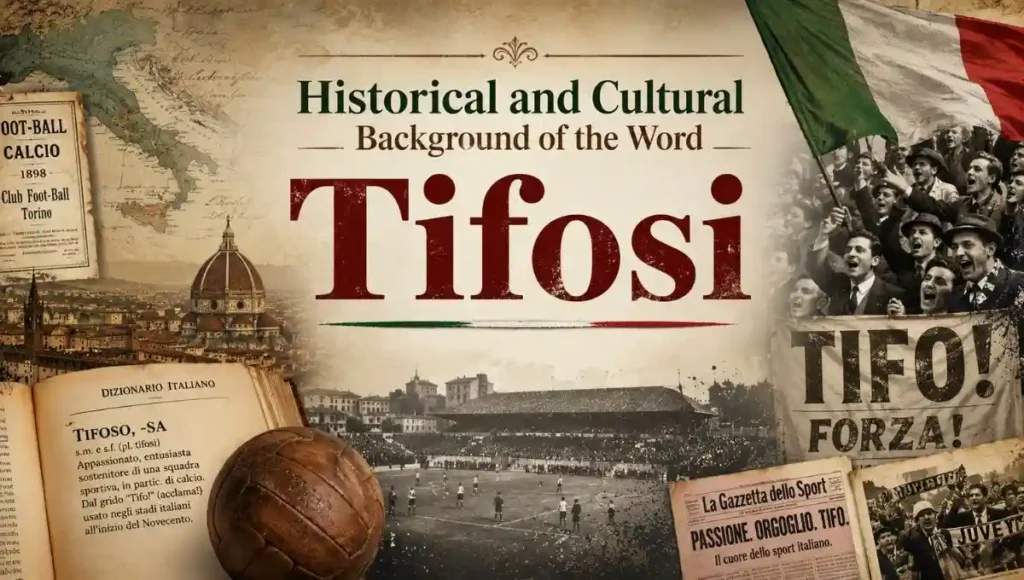 Historical and Cultural Background of the Word Tifosi