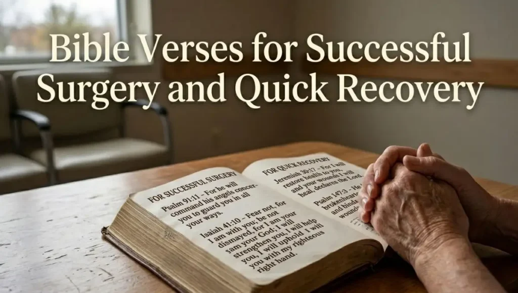 Bible Verses for Successful Surgery and Quick Recovery