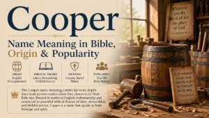 Cooper Name Meaning in Bible, Origin & Popularity