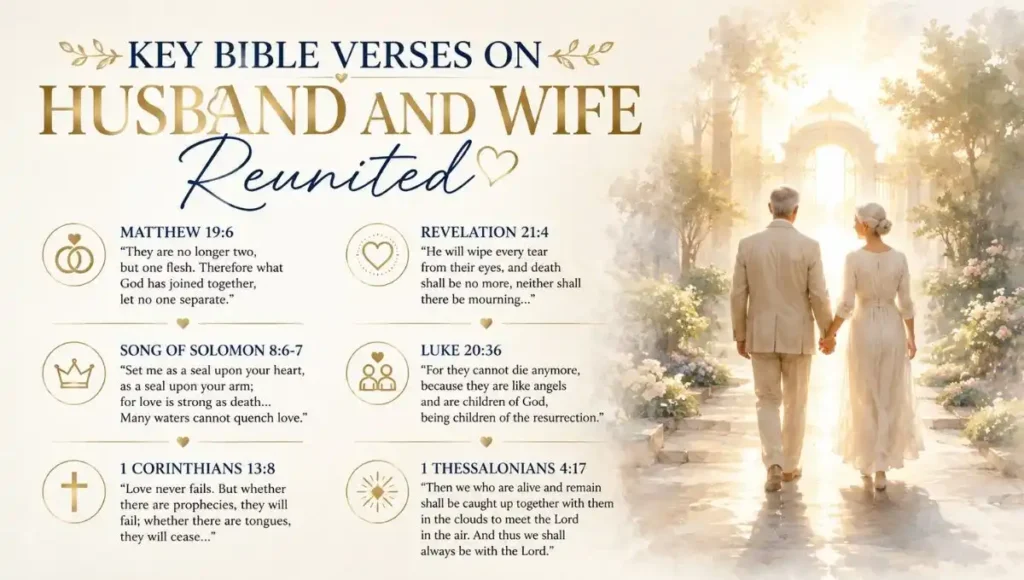 Key Bible Verses on Husband and Wife Reunited