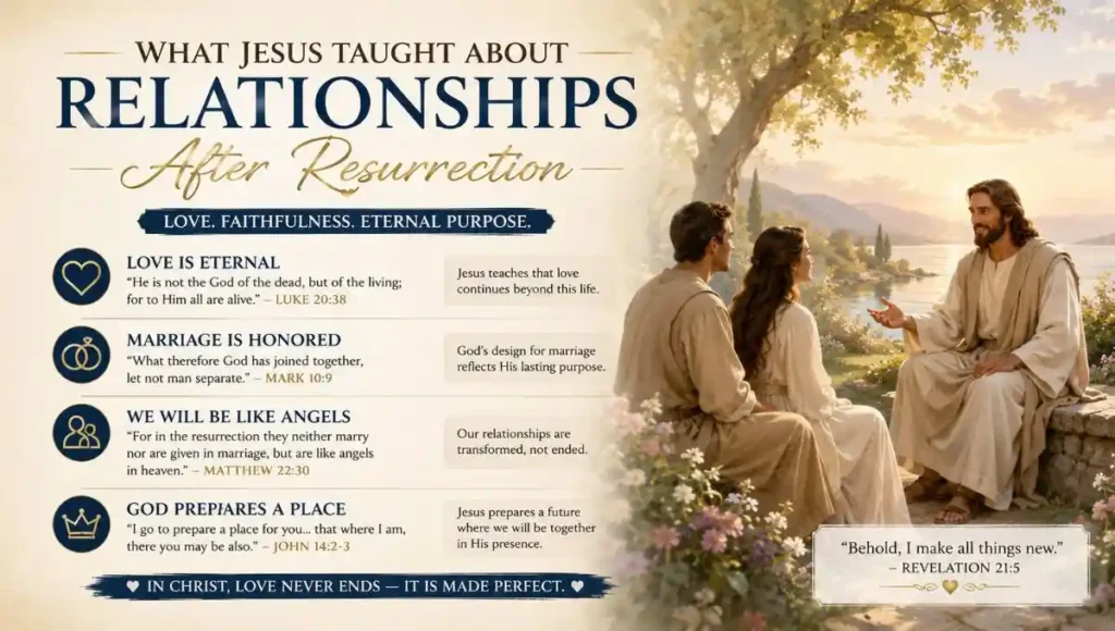 What Jesus Taught About Relationships After Resurrection