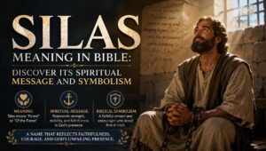 Silas Meaning in Bible: Discover Its Spiritual Message and Symbolism